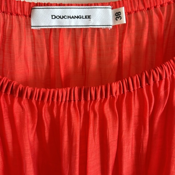 Gorgeous Sheer Red Douchanglee Blouse. Size 38 EU. - Picture 2 of 7